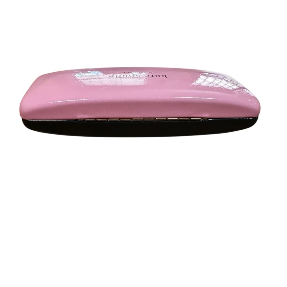 Kate Spade Patent Leather Glasses Case Pink Green - Picture 4 of 8